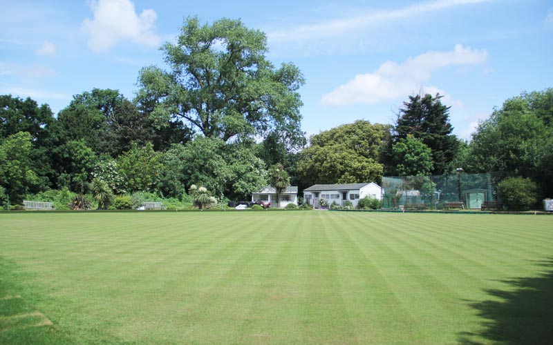 Photo image of the bowling green at Southwark Sports bowls club